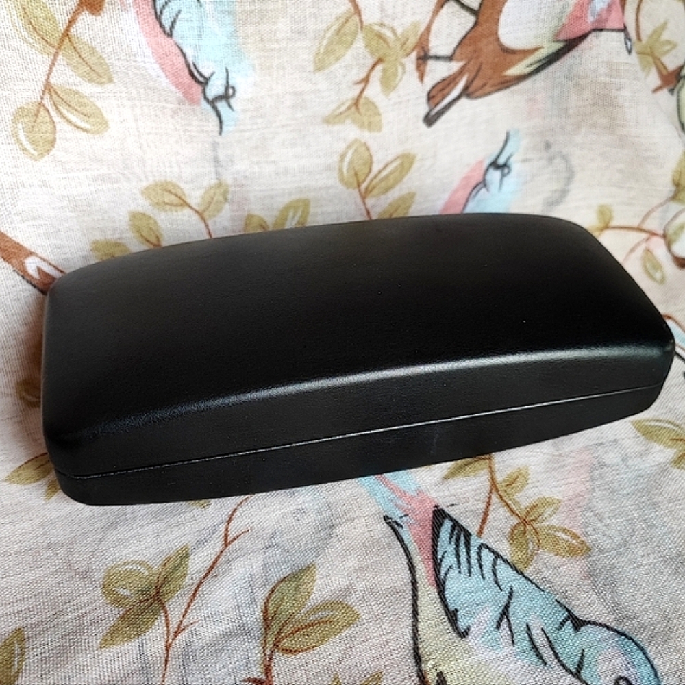 VERSACE Large Oversized Black Eyeglass Sunglasses Case & Cleaning Cloth *FLAW* - Picture 10 of 12